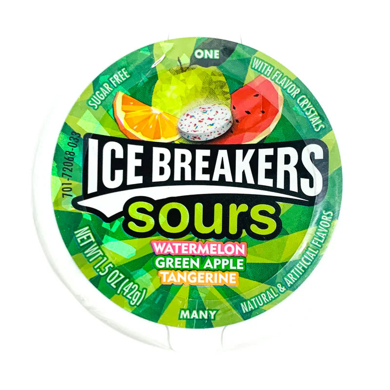 Ice Breakers Sours Watermelon/Green Apple/Tangerine