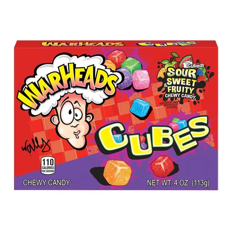 Warheads Chewy Cubes Theater Box (4oz)