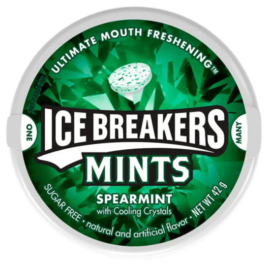 Ice Breaker Spearmint Sugar Free Mints (42g)