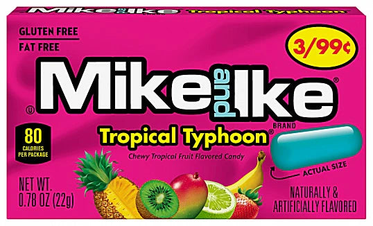 Mike and Ike Tropical Typhoon- Mini (22g)