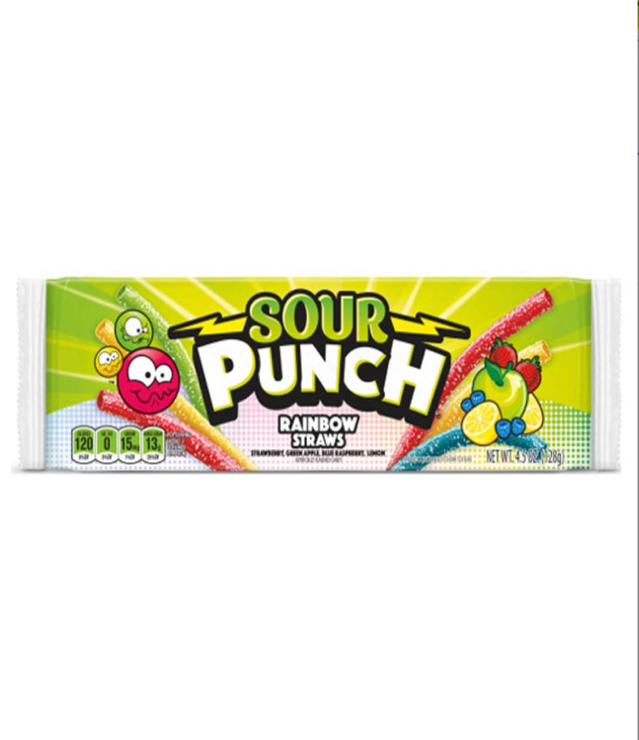 Sour Punch - Watermelon Straws