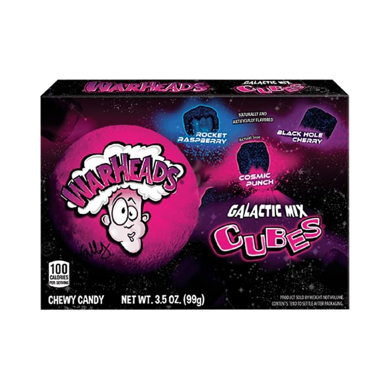 Warheads Galactic Cubes Theater Box 99g