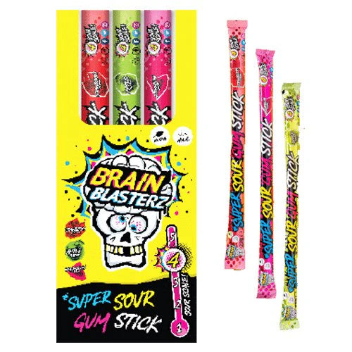 Brain Blasterz - Super Sour Gum Stick Candy