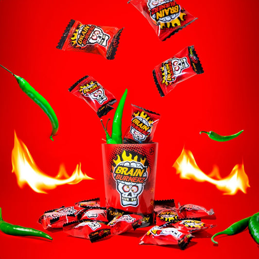 Brain Burnerz Super Flamin Hot Candy Tub 48g