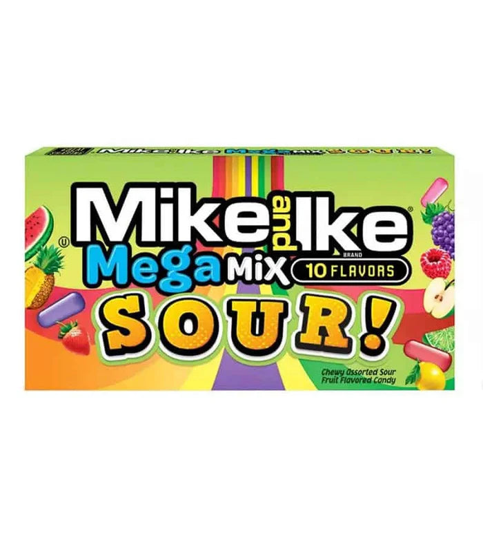 Mike and Ike Sour Mega Mix Theatre Box (120g)