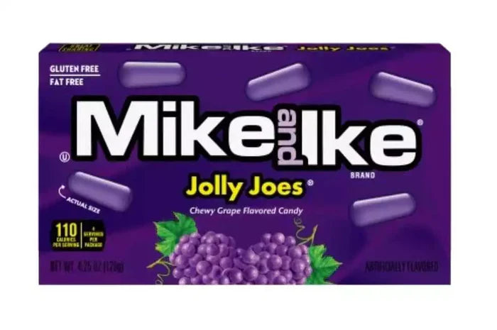 Mike & Ike Jolly Joe Grape Flavour Theater Box 4.25oz (120g)