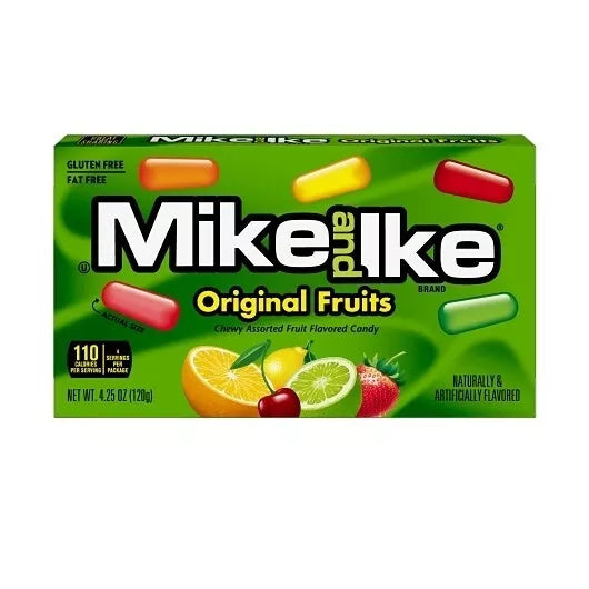 Mike & Ike Original Fruits Assorted Chewy Candy (120g)